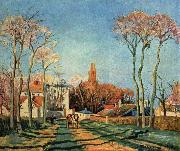 Dorfeingang von Voisins, Camille Pissarro